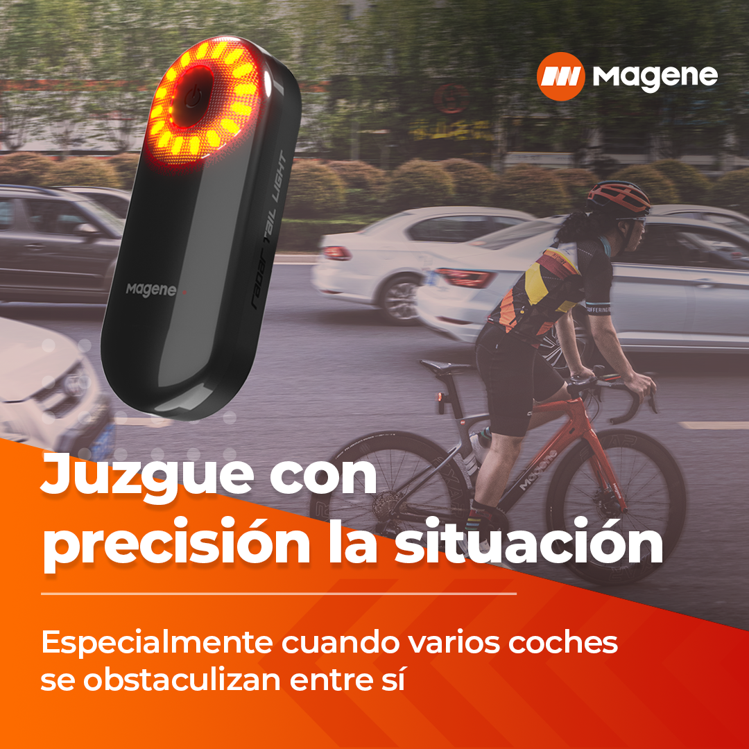 Luz Trasera de Ciclismo con Radar